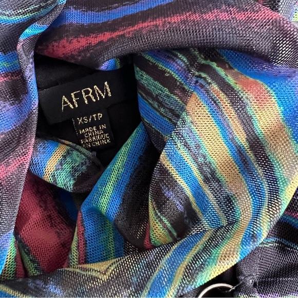 AFRM MAUI TOP IN ELECTRIC SWIRL, SIZE XS - Picture 6 of 6